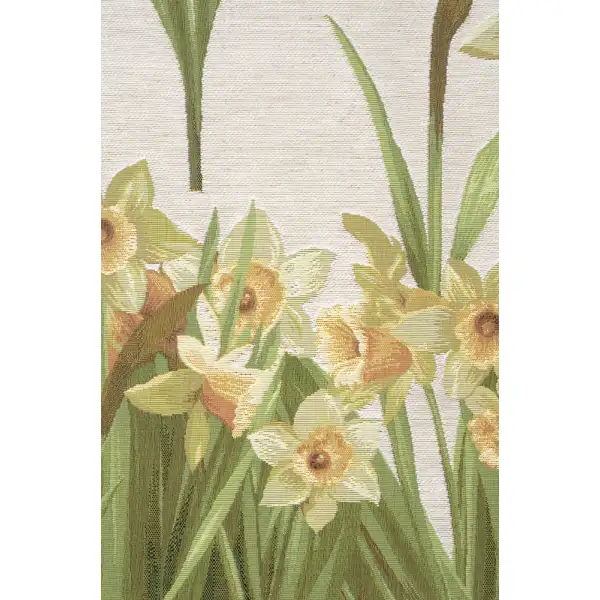 Daffodils White  French Table Mat | Close Up 2