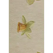 Daffodils White Decorative Table Mat | Close Up 3