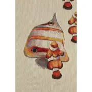Exotic Fish White Decorative Table Mat | Close Up 3