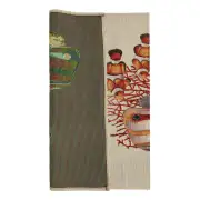 Exotic Fish White Decorative Table Mat | Close Up 5