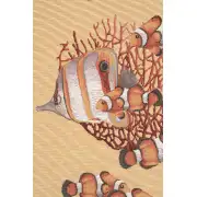 Exotic Fish Yellow Decorative Table Mat | Close Up 1
