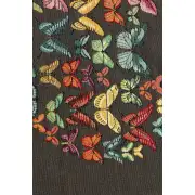 Butterflies Dark Decorative Table Mat | Close Up 2