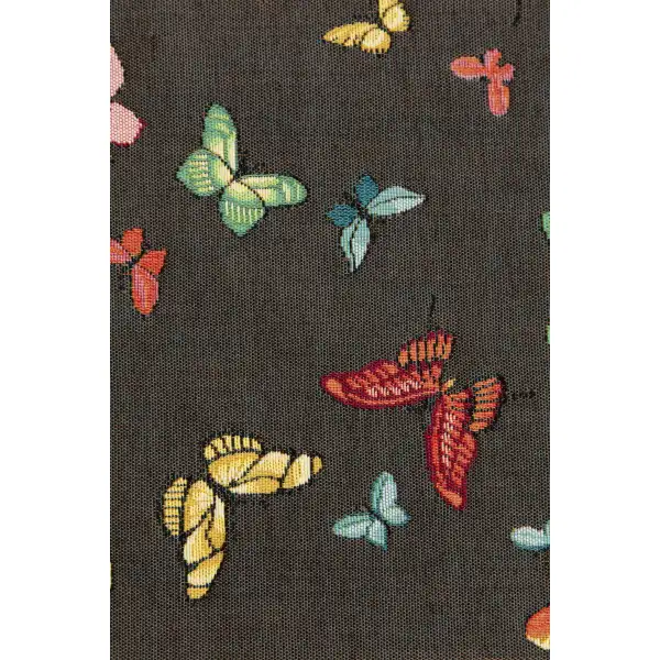 Butterflies Dark Decorative Table Mat | Close Up 3