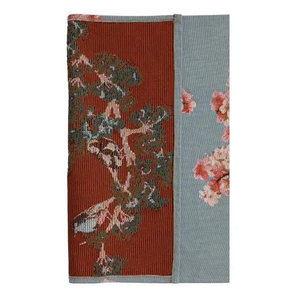 Passerines Branch Blue Decorative Table Mat | Close Up 5