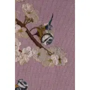 Passerines Branch Pink Decorative Table Mat | Close Up 4