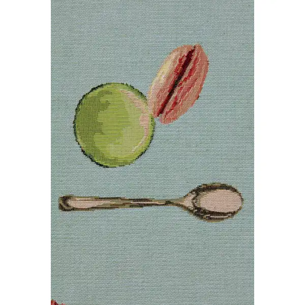 Macaroons Blue Decorative Table Mat | Close Up 4