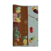 Macaroons Blue Decorative Table Mat | Close Up 5