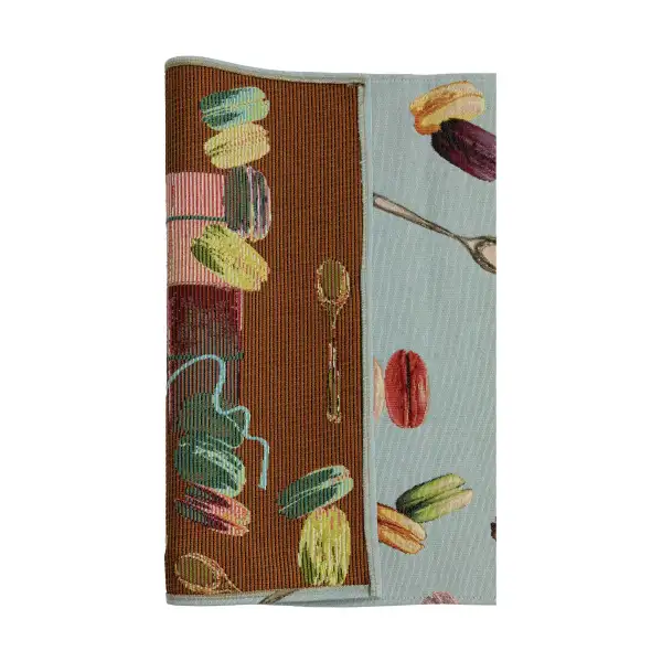 Macaroons Blue Decorative Table Mat | Close Up 5