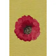 Anemones Yellow Decorative Table Mat | Close Up 3