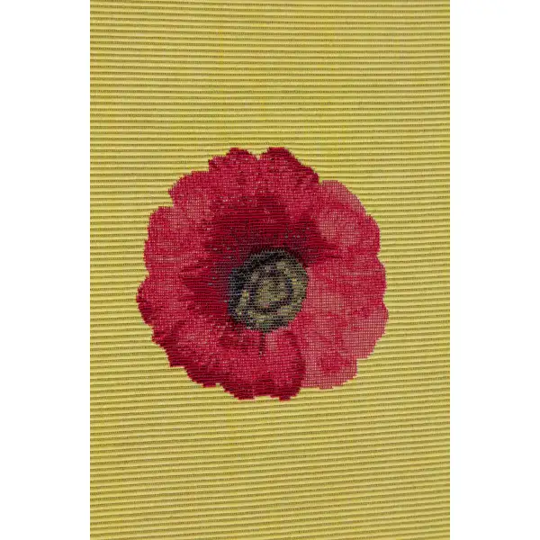 Anemones Yellow Decorative Table Mat | Close Up 3
