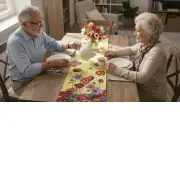 Anemones Yellow Decorative Table Mat | Life Style 2