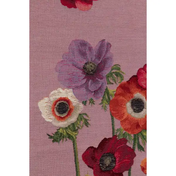 Anemones Pink Decorative Table Mat | Close Up 4