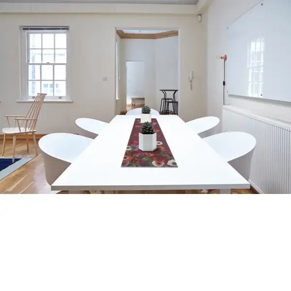 Anemones Purple Decorative Table Mat | Life Style 1