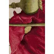 Poppy White Decorative Table Mat | Close Up 2