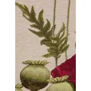 Poppy White Decorative Table Mat | Close Up 4