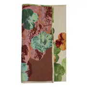 Nasturtium White Decorative Table Mat | Close Up 4