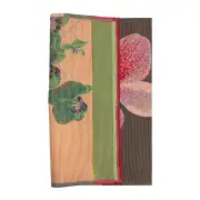 Pink Orchids Grey Decorative Table Mat | Close Up 5