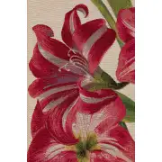 Amaryllis White Decorative Table Mat | Close Up 2