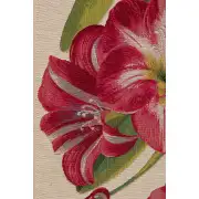 Amaryllis White Decorative Table Mat | Close Up 3