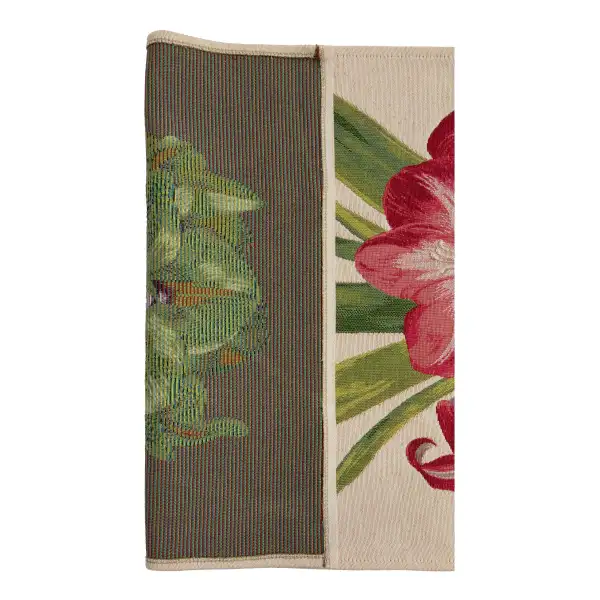 Amaryllis White Decorative Table Mat | Close Up 5