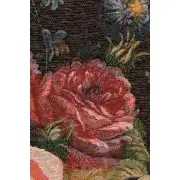 Flowers Dark Decorative Table Mat | Close Up 2