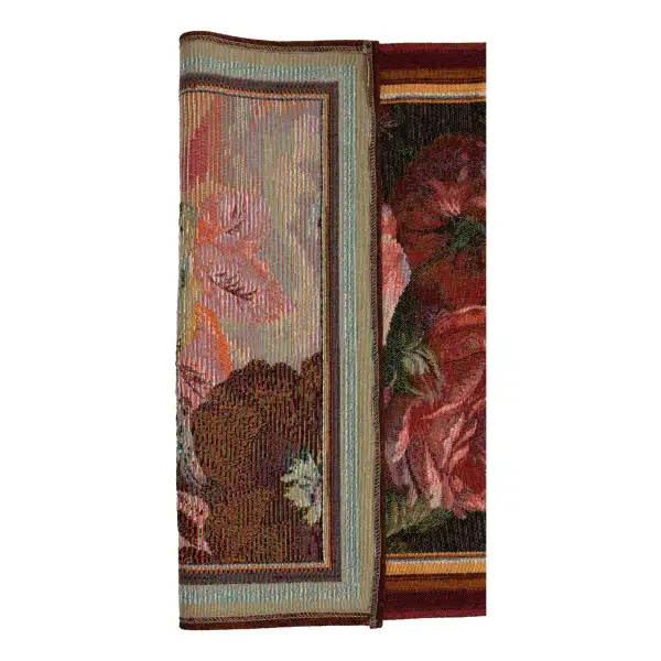 Flowers Dark Decorative Table Mat | Close Up 5
