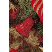 Christmas Ornament Red Decorative Table Mat | Close Up 3
