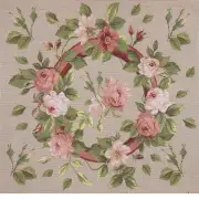 Bunch Of Flowers I Cushion - 19 in. x 19 in. Cotton by Charlotte Home Furnishings | Close Up 1