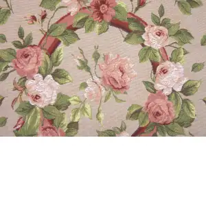 Bunch Of Flowers I Tapestry Cushion Cover - 19 in. x 19 in. Cotton by Charlotte Home Furnishings Inc