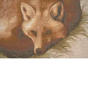 Fox Tapestry Cushion Cover - 19 in. x 19 in. Cotton by Charlotte Home Furnishings Inc