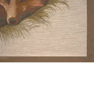 Fox Tapestry Cushion Cover - 19 in. x 19 in. Cotton by Charlotte Home Furnishings Inc