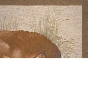 Fox Tapestry Cushion Cover - 19 in. x 19 in. Cotton by Charlotte Home Furnishings Inc