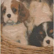 Cavalier King Charles Family French Couch Cushion | Close Up 3
