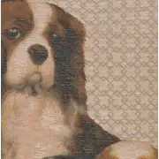 Cavalier King Charles Family French Couch Cushion | Close Up 4