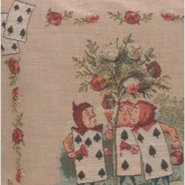 The Gardeners Alice In Wonderland Cushion | Close Up 3