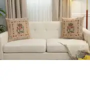The Gardeners Alice In Wonderland French Couch Cushion | Close Up 5