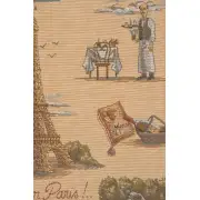 Paris Tour Eiffel French Couch Cushion | Close Up 2