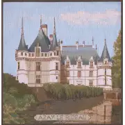 Castle Azay Le Rideau Cushion | Close Up 1