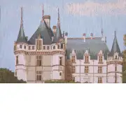 Castle Azay Le Rideau Cushion | Close Up 2