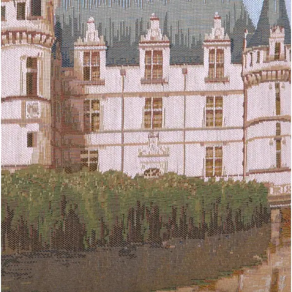 Castle Azay Le Rideau Cushion | Close Up 4