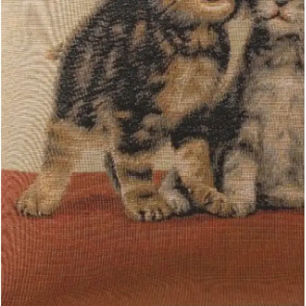 Two kittens I Cushion | Close Up 2