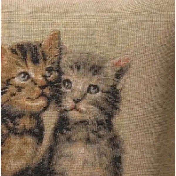 Two kittens I Cushion | Close Up 3