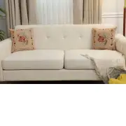 Heart Rabbit Alice In Wonderland I French Couch Cushion | Close Up 5