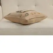 The Tea Party Alice In Wonderland I French Couch Cushion | Close Up 3