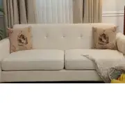 The Late Rabbit Alice In Wonderland I French Couch Cushion | Close Up 5