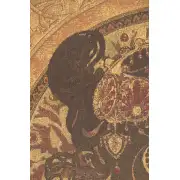 Muchas Donna Orechini Belgian Tapestry - 38 in. x 54 in. SoftCottonChenille by Alphonse Mucha | Close Up 2