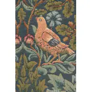 C Charlotte Home Furnishings Inc Brother Bird French Tapestry Cushion - 14 in. x 14 in. Cotton by William Morris | Close Up 2