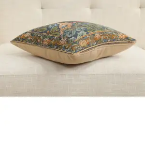 C Charlotte Home Furnishings Inc Brother Bird French Tapestry Cushion - 14 in. x 14 in. Cotton by William Morris