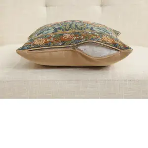 C Charlotte Home Furnishings Inc Brother Bird French Tapestry Cushion - 14 in. x 14 in. Cotton by William Morris