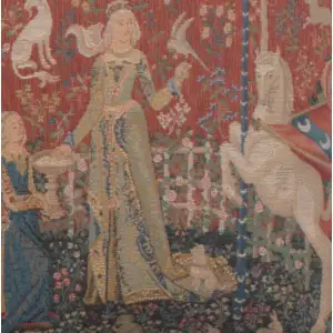 The Taste I Small Tapestry Cushion Cover - 14 in. x 14 in. Cotton by Charlotte Home Furnishings Inc